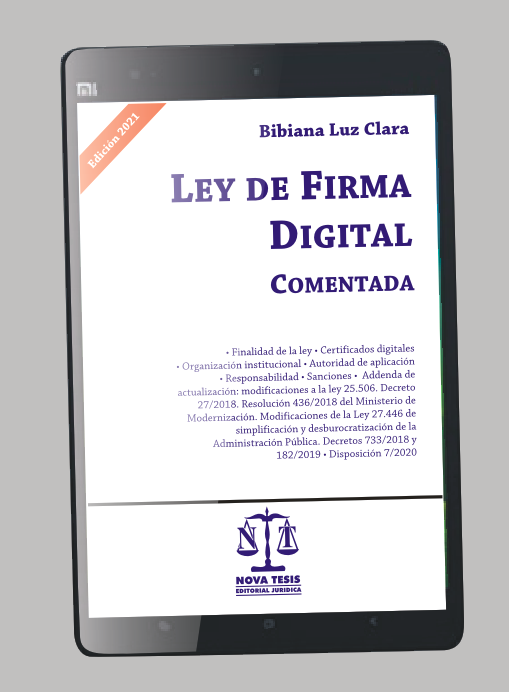 Ley de firma digital comentada
